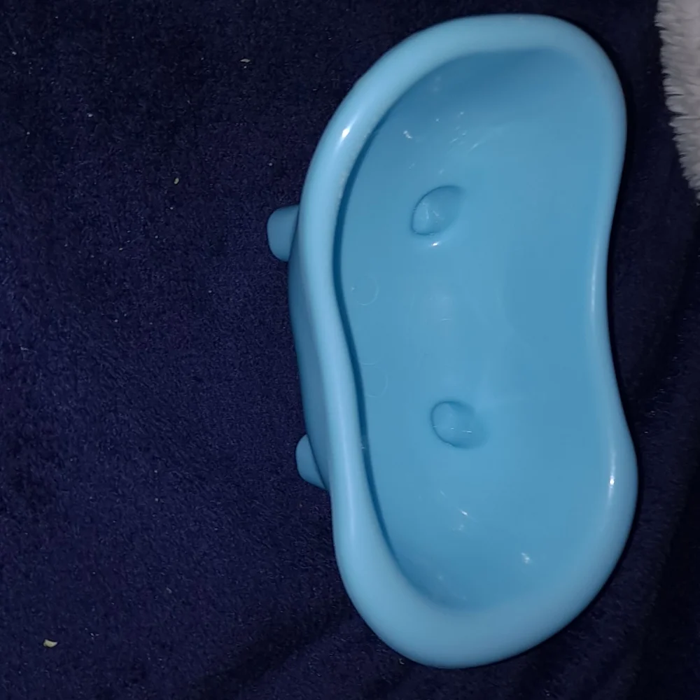 Blue hamster sand tub